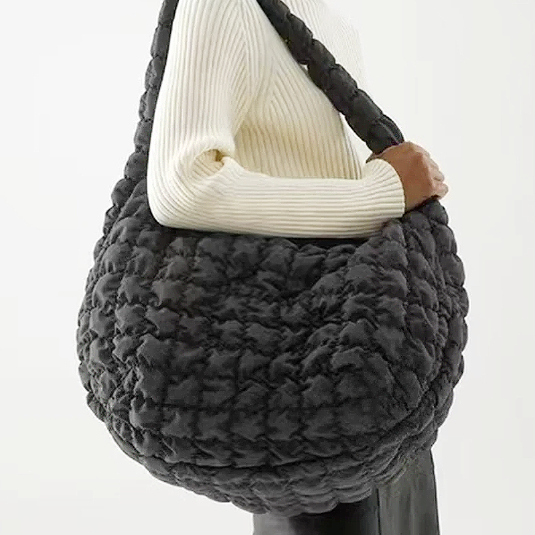 LZINA™ | Cross Quilt X-Large Shoulder Bag