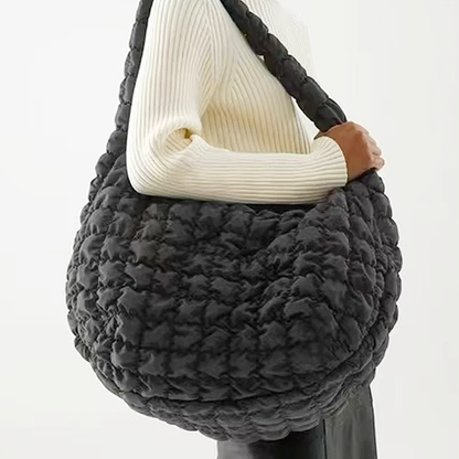LZINA™ | Cross Quilt X-Large Shoulder Bag