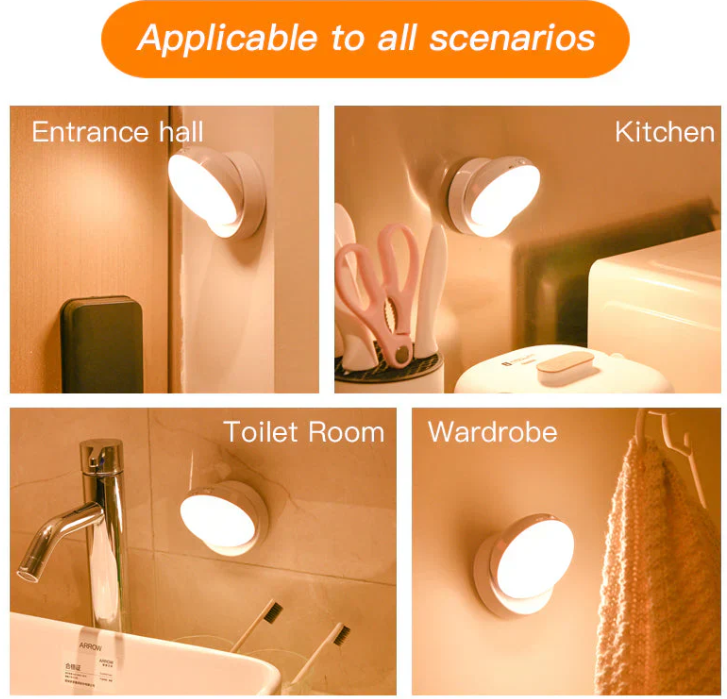 LZINA™ | Smart Motion Sensor Night Light – Energy Saving and Automatic