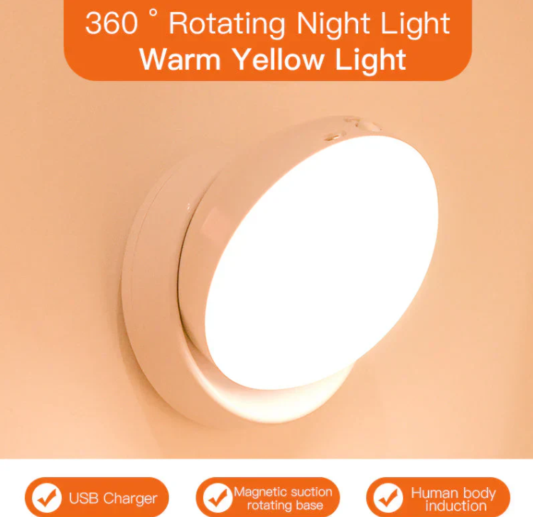 LZINA™ | Smart Motion Sensor Night Light – Energy Saving and Automatic