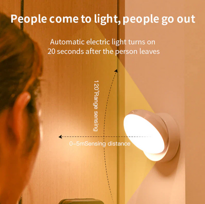 LZINA™ | Smart Motion Sensor Night Light – Energy Saving and Automatic