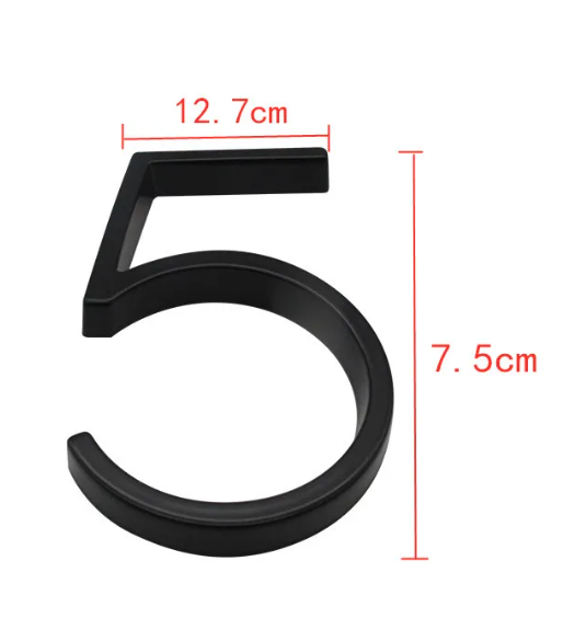 LZINA™ | Black house numbers