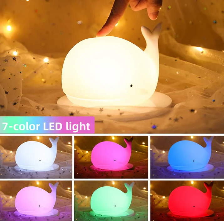 LZINA™ | Charming Color Changing Whale Night Light