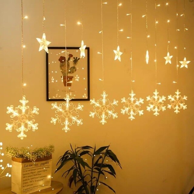 LZINA™ | Solar Moon Star Lamp LED String Lights Decoration