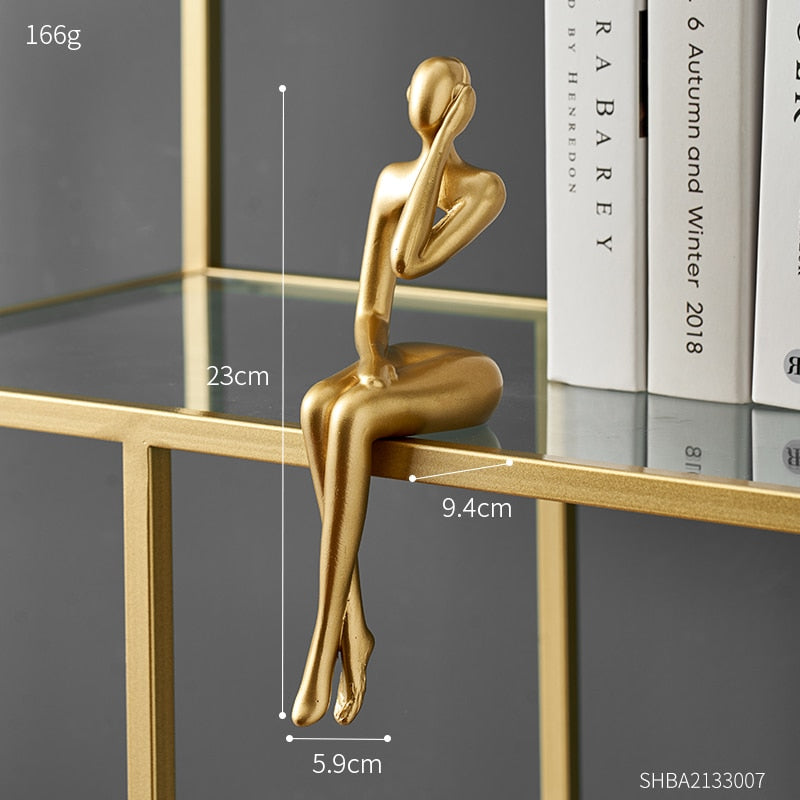 LZINA™ | Modern Figurines Abstract Home Decor Sculpture