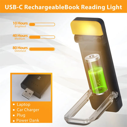 BowLift Clip-On Bookmark Light with Timer – Your Hands-Free Reading Companion