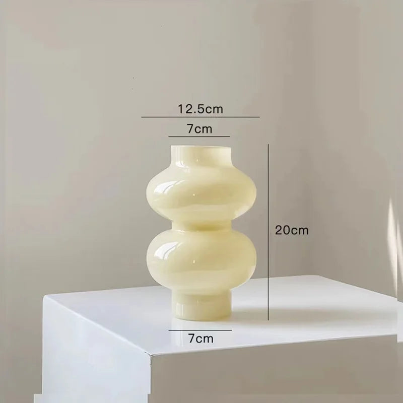 LZINA™ | Chubby 2-stage glass vase