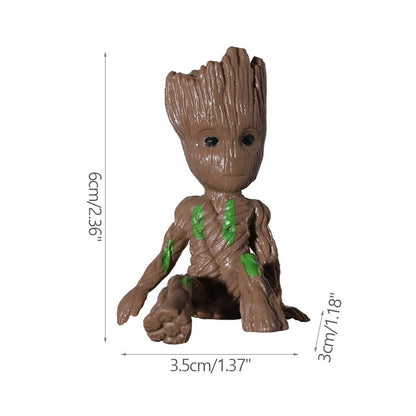 LZINA™ | Cartoon Large Miniature Figure: Playful Office Decoration
