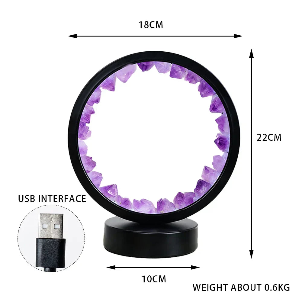 BowLift Healing Crystal Night Light — Soothing Glow for Tranquil Spaces