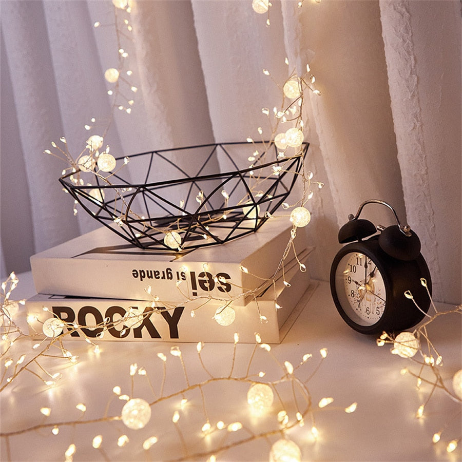 BowLift Fireworks Fairies Twinkle Cluster String Lights — Dazzling Sparkle for Party Decor