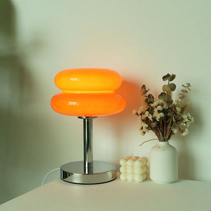BowLift Macaron Glass Lamp: Retro-Modern Dimmable Lighting