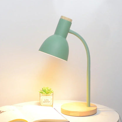 BowLift Moxie Nordic LED Desk Lamp — Autumn & Winter Lighting, Creative Wood & Iron Art