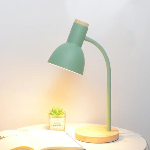BowLift Moxie Nordic LED Desk Lamp — Autumn & Winter Lighting, Creative Wood & Iron Art