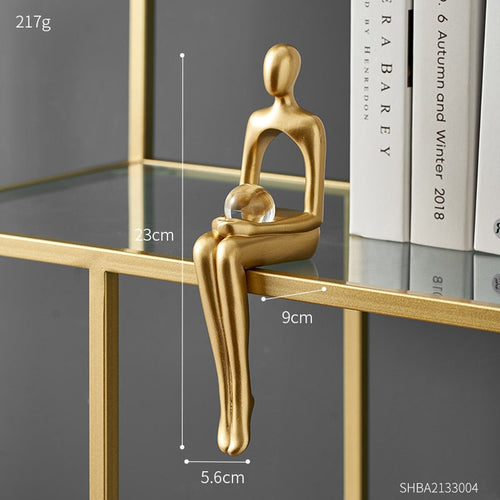 LZINA™ | Modern Figurines Abstract Home Decor Sculpture