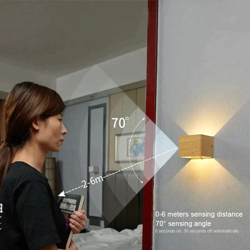 BowLift: Luxurious Wireless Wall Lamp for a Sleek, Cable-Free Glow