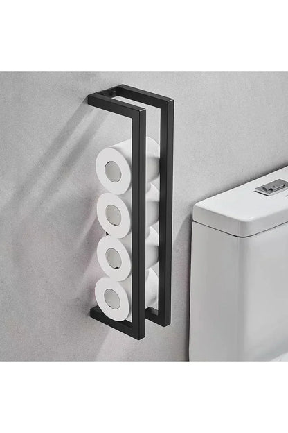 BowLift | Slim Black Bathroom Shelf