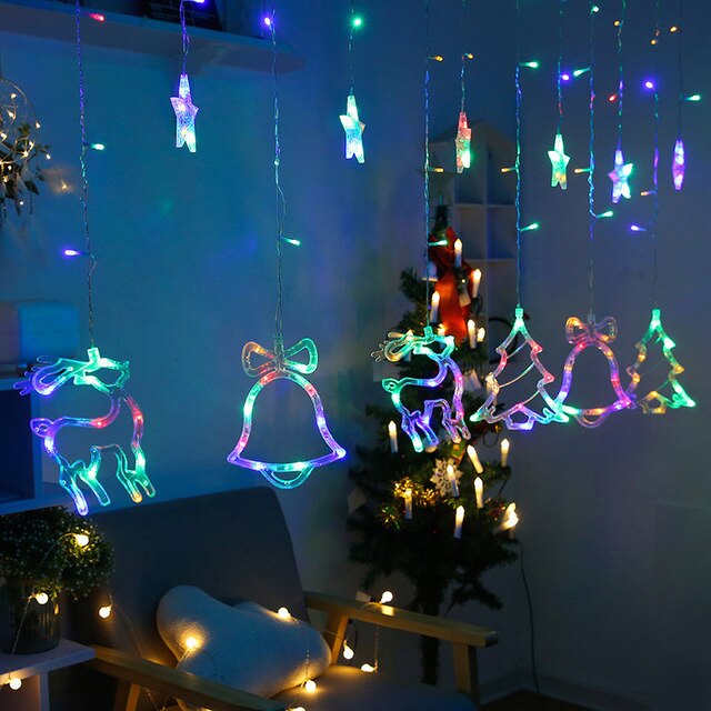 LZINA™ | Solar Moon Star Lamp LED String Lights Decoration