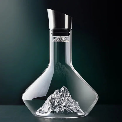 BowLift | 1500ml Iceberg Decanter Creative lead-free crystal material luxury high-quality home red wine wine distributor decanter wine jug