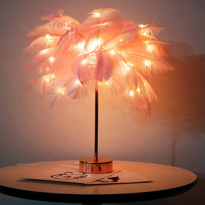 BowLift LED Spring Table Lamp – USB-Powered Night Light with Remote Control for Nightstands