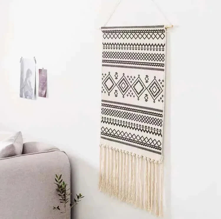 LZINA™ | Macrame Hanging Cotton Rug