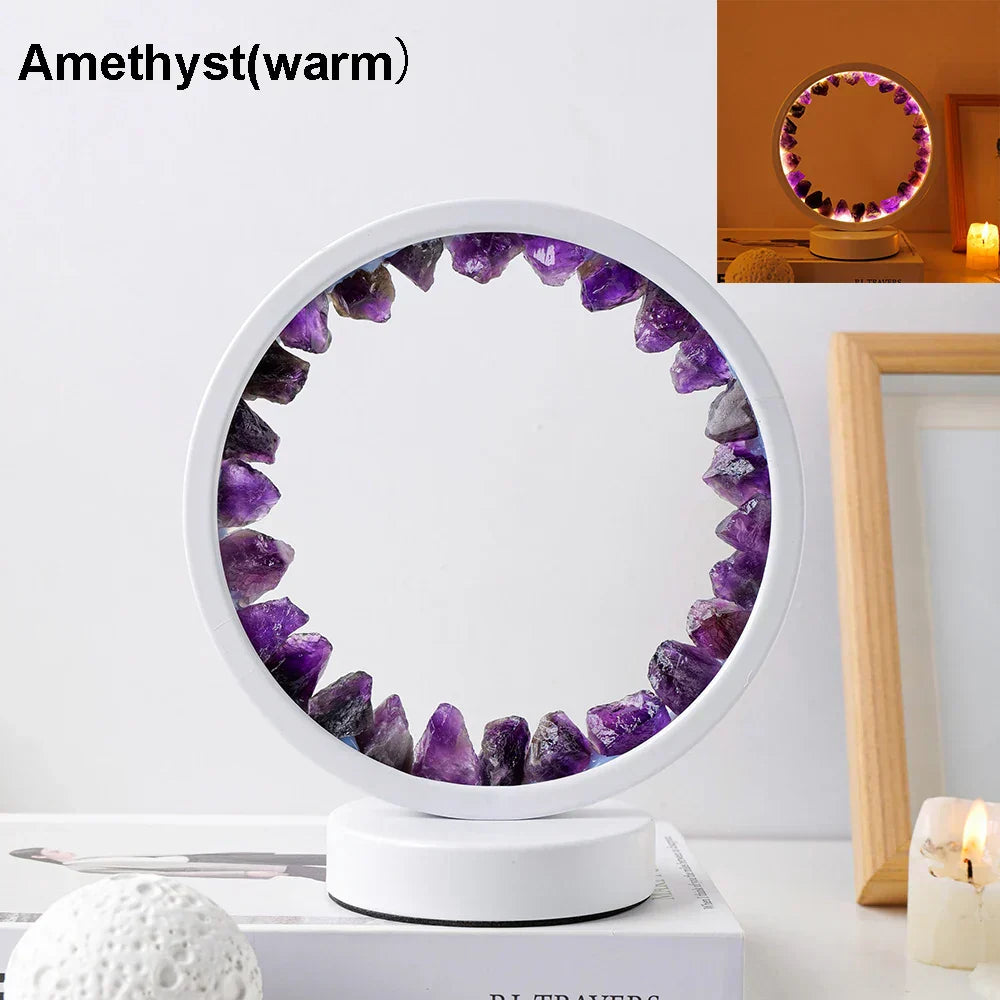 BowLift Healing Crystal Night Light — Soothing Glow for Tranquil Spaces