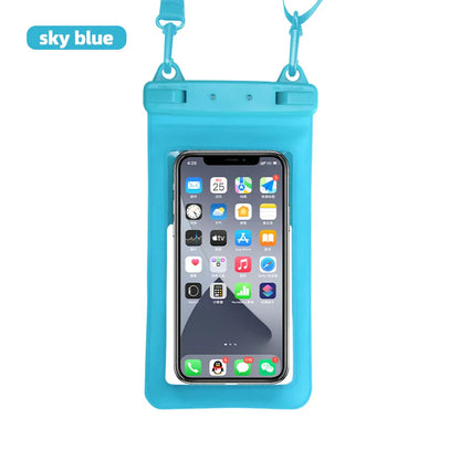 LZINA™ | Waterproof Smartphone Case DryVault | Full View Design | Side Accessible | With Carrying Strap