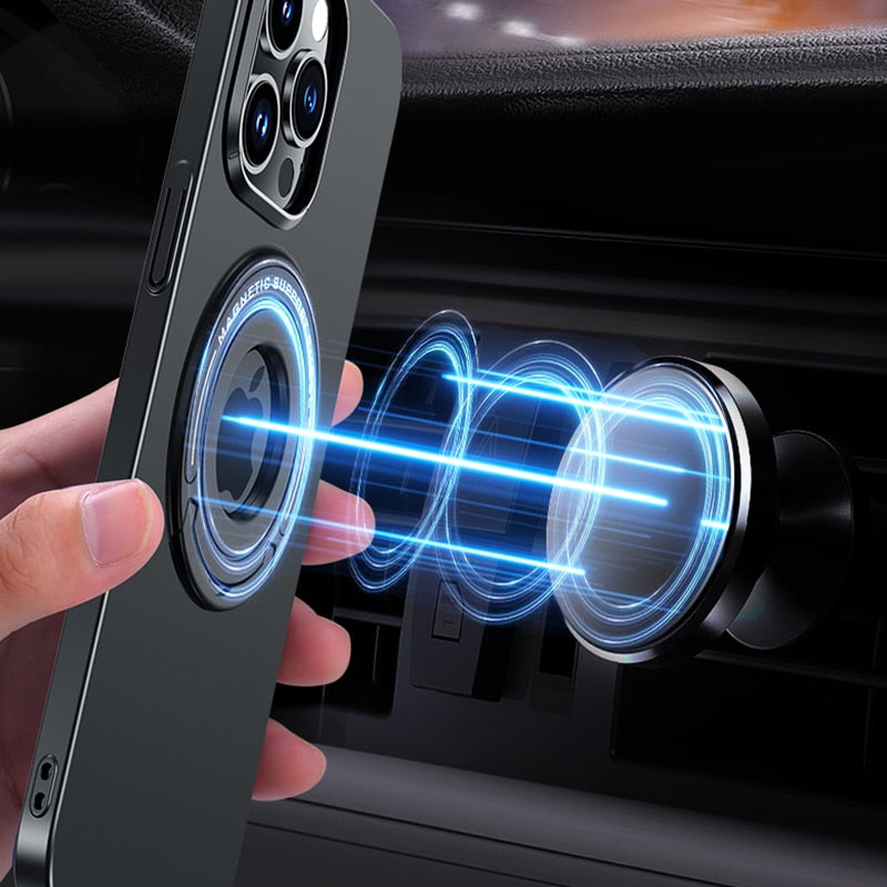 LZINA™ | Magsafe Compatible Magnetic Ring Phone Case Stand