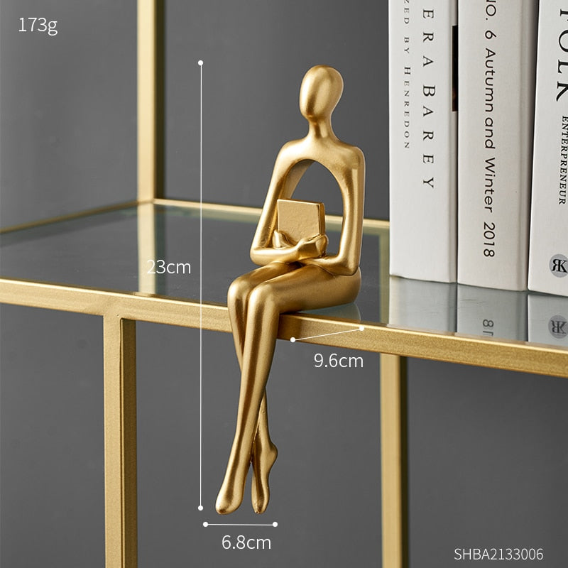 LZINA™ | Modern Figurines Abstract Home Decor Sculpture