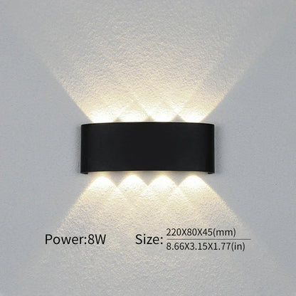 BowLift: Modern Indoor/Outdoor LED Wall Lamp — Versatile Lighting for Any Space