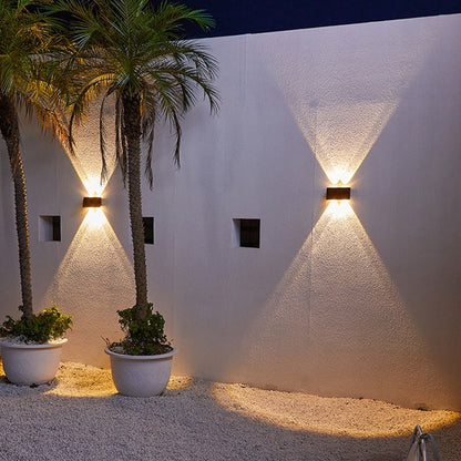 LZINA™ | Solar LED Up/Down Outdoor Wall Light Waterproof