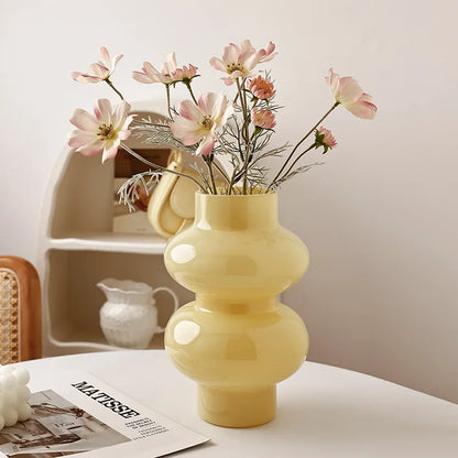 LZINA™ | Chubby 2-stage glass vase