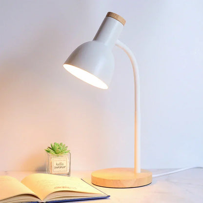 BowLift Moxie Nordic LED Desk Lamp — Autumn & Winter Lighting, Creative Wood & Iron Art