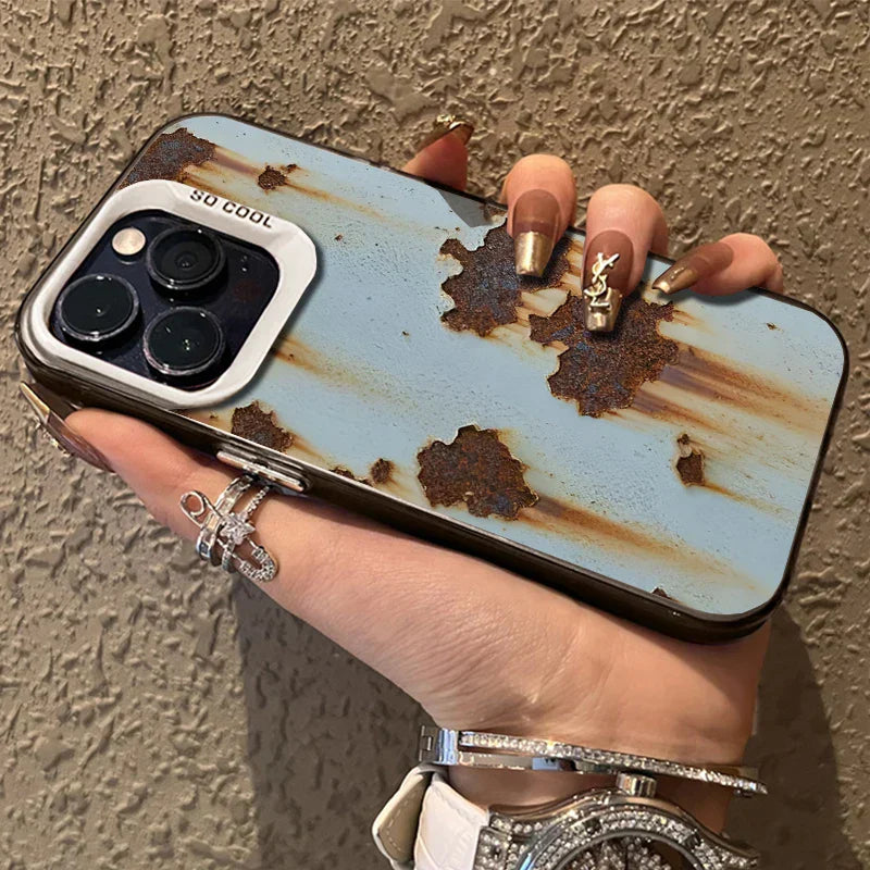 BowLift | Industrial Rust Finish Shockproof iPhone Case