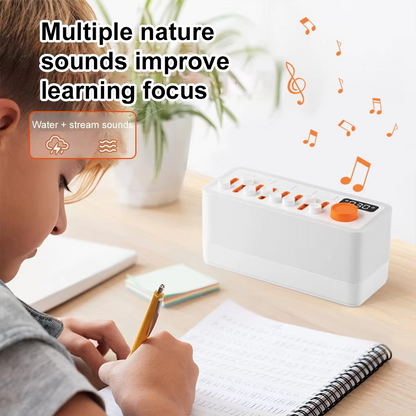 LZINA™ | Smart Sleep Sound Machine with RGB Night Light and Bluetooth Speaker