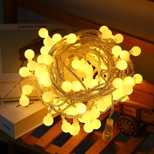 BowLift LED Fairy Bubble String Lights – Festive Sparkle for Holiday Decor