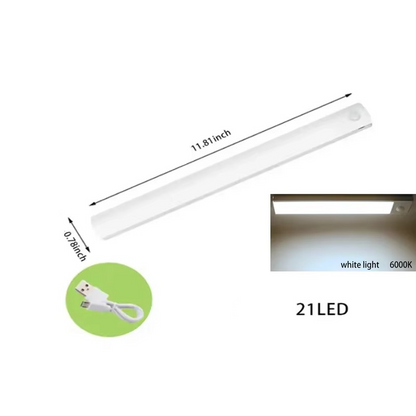 LZINA™ | Smart Sensor LED Night Light - Motion-Activated, Dimmable & Rechargeable