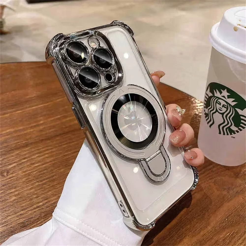 LZINA™ | Premium Magnetic iPhone Case with MagSafe Stand & Shockproof Protection