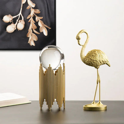 LZINA™ | Nordic Flamingo Figurine Figure Statue Sculpture Living Room Office Wedding Party Ornaments Home Decor Decoration Accessories