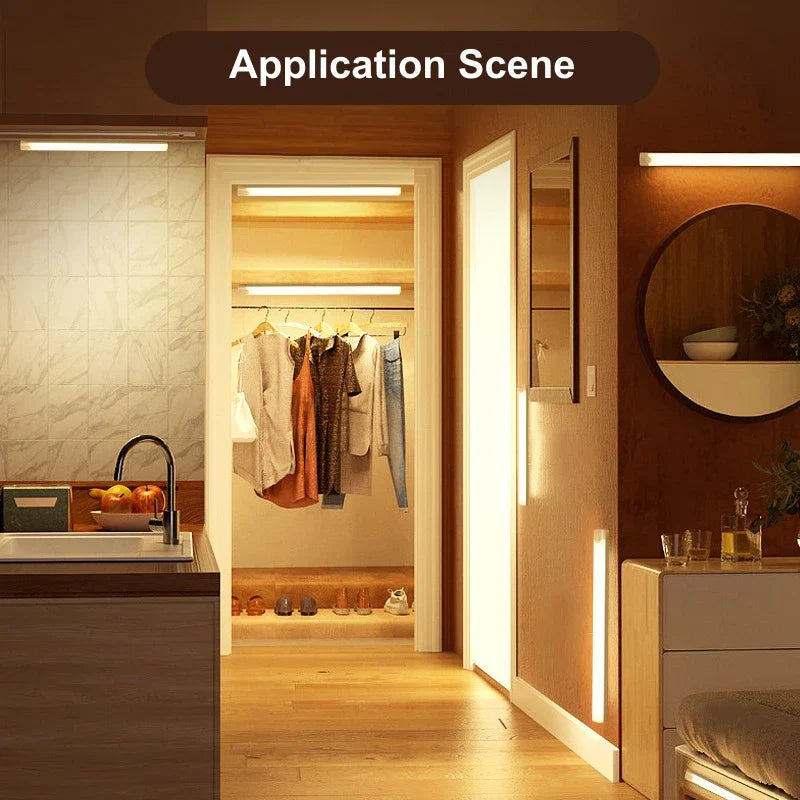 BowLift Motion-Sensor LED Night Light — USB-Rechargeable Wireless Lamp for Safe, Hands-Free Illumination