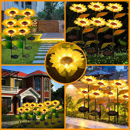 LZINA™ | Solar-Sunflowers: Waterproof Garden Joy
