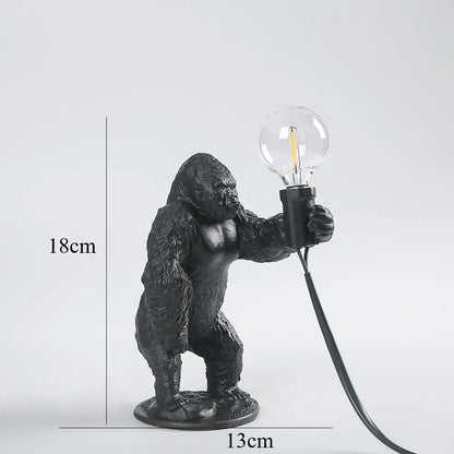 BowLift Angry Gorilla Table Lamp - Bold, Playful Night Light for Your Desk