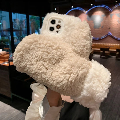 BowLift | Fluffy Fur iPhone Case Glove