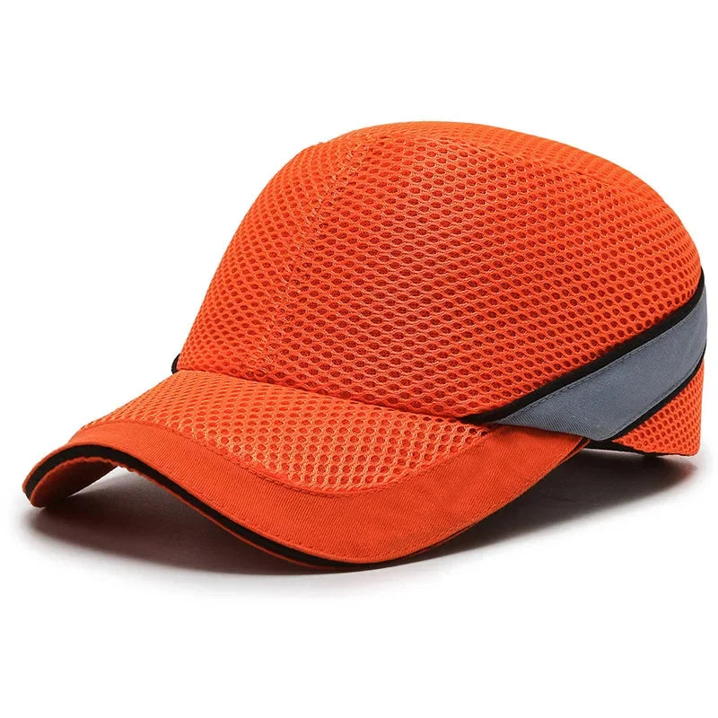 LZINA™ | Red Safety Bump Cap - Helmet with hard ABS inner core for head protection at home, work, and factory