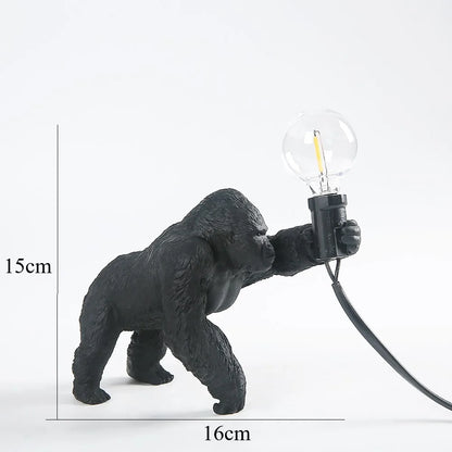 BowLift Angry Gorilla Table Lamp - Bold, Playful Night Light for Your Desk