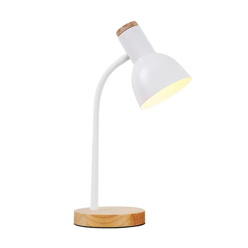 BowLift Moxie Nordic LED Desk Lamp — Autumn & Winter Lighting, Creative Wood & Iron Art