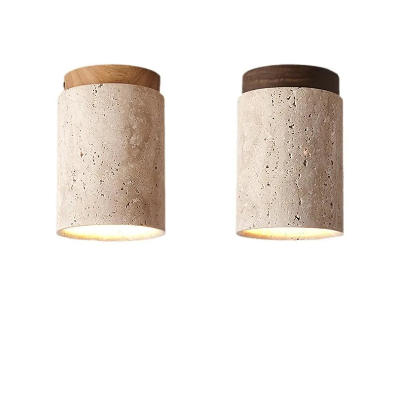 BowLift | LysSten – Built-in travertine chandelier for hallways and staircases