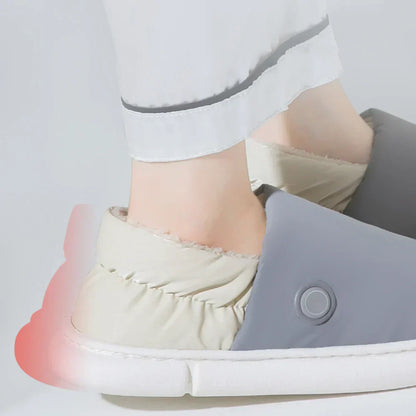BowLift | WarmStride - Thick heated house shoes