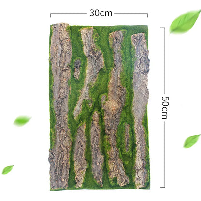 LZINA™ | DIY Wall Decoration Green Plant Bark