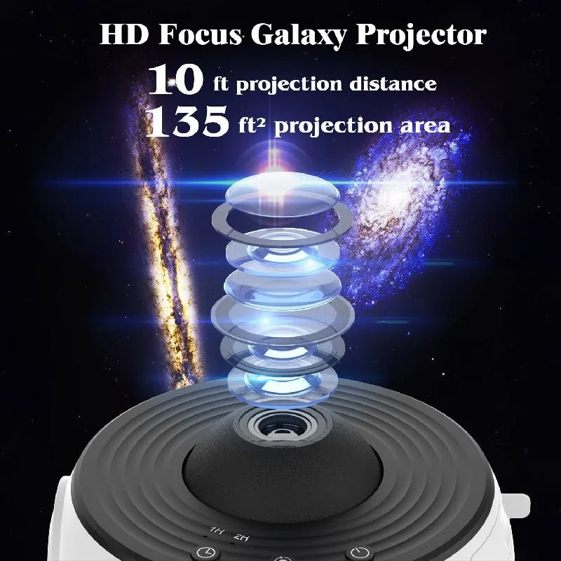 BowLift 360° Planetarium Projector — Immersive Night Sky Experience for Deep Relaxation & Stress Relief