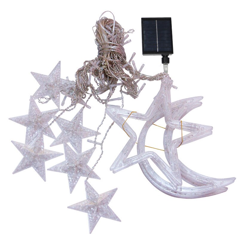 LZINA™ | Solar Moon Star Lamp LED String Lights Decoration